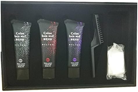 Three botthles disposable strong hairstyle hair color pomade for man and woman