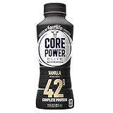 Core Power by fairlife Elite High Protein (42g) Milk Shake, 14 fl oz bottles, (Pack of 12) (Vanilla)