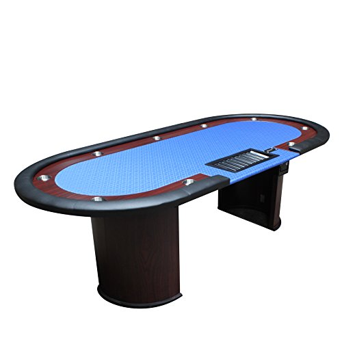 Professional Solid Wood Poker Table 10 Players Dining Top with ONE