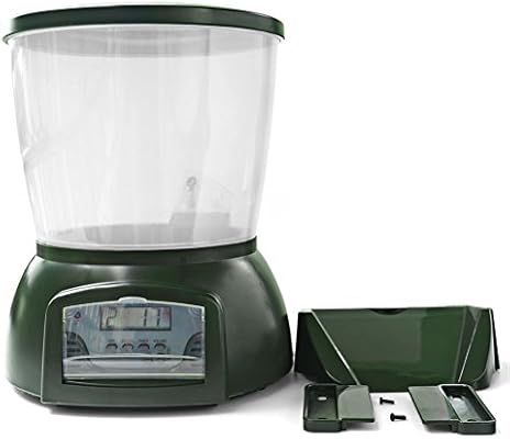 Amazon Com Ocamo Automatic Pond Fish Feeder Fish Food Dispenser