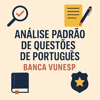 Livro ANÁLISE PADRÃO DE QUESTÕES( PORTUGUÊS) : BANCA VUNESP