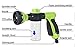 Hose Foam Sprayer - [Upgraded] Garden Water Hose Snow Cannon Foam Nozzle Soap Dispenser Gun with Wash Mitt, Cleaning Cannon, 8 Watering Pattern for Car Washer, Pets Shower, Plants Watering