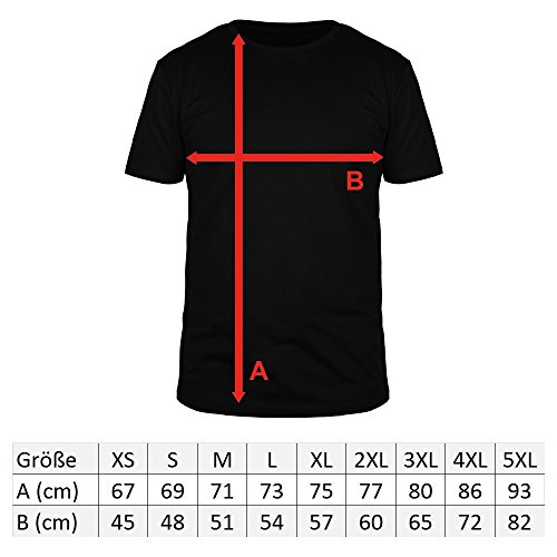 FABTEE Echte Männer Angeln Essen - Herren Fun T-Shirt | Plus Gratis Aufkleber | Als Geschenk zu Weihnachten, Geburtstag… – Bild 7