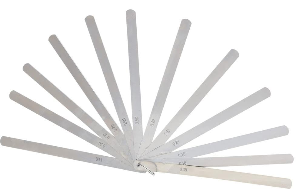 KS Tools 300.0618 Piston tolerance gauge, 13 blades, 0,05-1mm, 200mm