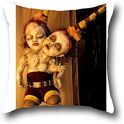 Kaari Ok Little Devil Cotton Zippered Body Pillow Protector ( 18*18 )