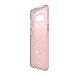 Speck Products Presidio Clear + Glitter Cell Phone Case for Samsung Galaxy S8 Plus - Rose Pink With Gold Glitter
