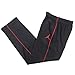 Nike Jordan Big Boys Therma-fit Jumpman Athletic Track Pants (L(12-13YRS), Black/Red)