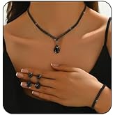 MarveBard Prom Earrings Necklace Bracelet Set for Women Rhinestone Bride Wedding Jewelry Set Sparkle Crystal Teardrop Necklace Earrings Elegant Bridal Accessories for Weddings Prom Parties