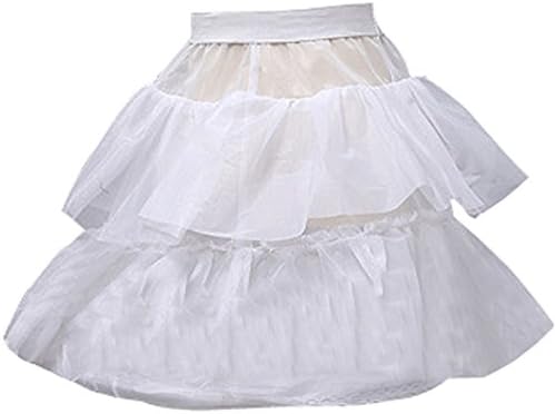 Musebridal Baby's 2 Layer Ruffles Wedding Flower Girl Petticoat Crinoline