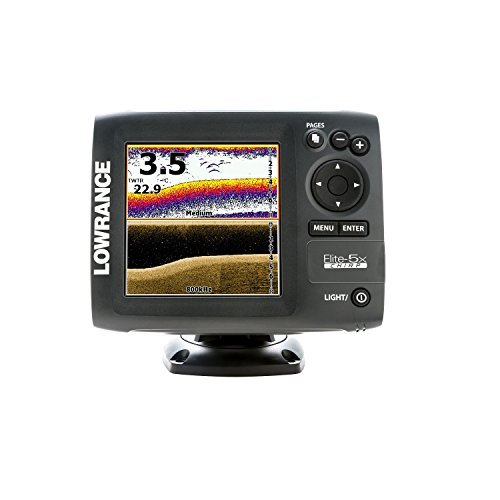 Lowrance Elite5X CHIRP with 83/200+455/800 Transducer MasterBasser