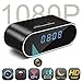 Spy Camera,MCSTREE Hidden Camera in Clock WiFi Hidden Cameras 1080P Video Recorder Wireless IP Camera for Indoor Home Security Monitoring Nanny Cam 140 Angle Night Vision Motion Detection