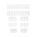 CableMod ModFlex Cable Comb Kit - Transparent (C-Series AXi, HXi & RM Basic)