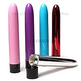 WindMax(R) 2014 New Sex Toy 7 Inch Multi-speed Powerful Vibrator Vibe Av Stick Magic Wand Pleasure Wand Thrusting Vibration Personal Massager Female Masturbation Tool G-Spot Stimulator for Women (Silver)