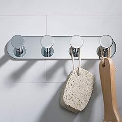 Kraus Elie Bathroom Robe and Towel Hook Rack with 4