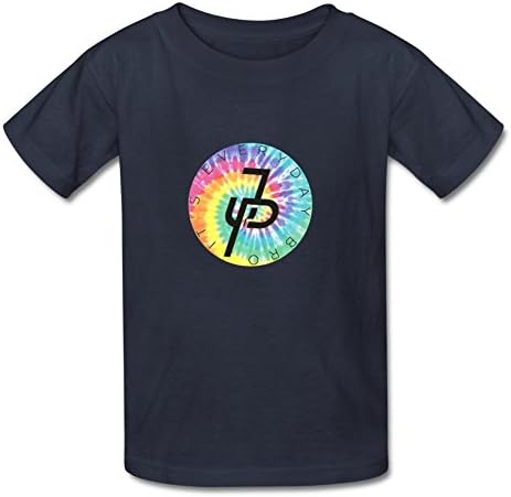 Aliensee Little Boys Girls Kids Jake Paul Rainbow Logo Cotton T-Shirt For 6-10yr Old