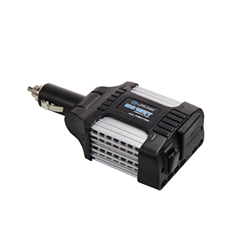 AIMS Power 100 Watt 12 VDC Car Power Inverter with USB Port & Cigarette Lighter Plug