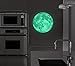 Judek 40cm Full Night Moon with Stars Glow in The Dark Luminous Light Stickers - Removable Adhesive Wall Decals.