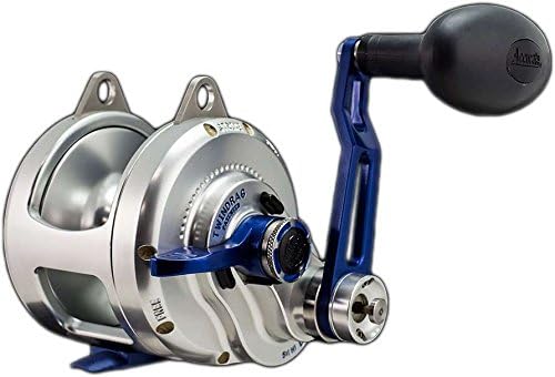 Accurate BX2-30N Boss Magnum 2-Speed Reel - Silver/Blue - Right handed