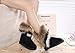 King Ma Women's Faux Fur Tassel Winter Snow Boot Suede Flat Ankle Boots