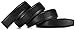 Men's Leather Ratchet Belt Strap Only 35mm 1 3/8”,Leather Belt without Buckle (Classic leather Black, 28-42'' Adjustable)