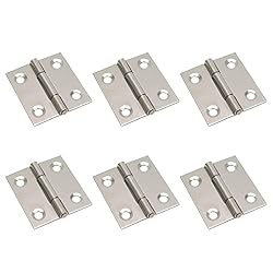 Mcredy Hinges Box Hinge 1.5 Inch Small Window Hinge