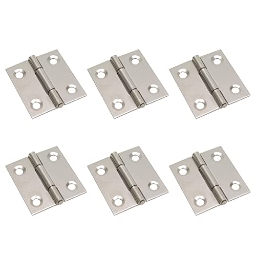 Mcredy Hinges Box Hinge 1.5 Inch Small Window Hinge