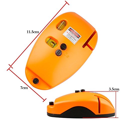 A-SZCXTOP 2-1 Line Laser Level Meter Mouse Type Horizontal & Verticalline Maker Device Tool Use to Civil Engineering or Construction Field.Hanging Pictures, Wall papering, Tiling