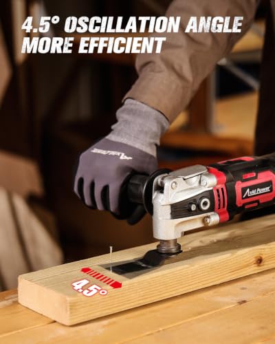 AVID POWER Oscillating Tool, 3.5-Amp Oscillating Multi Tool with 4.5° Oscillation Angle, photo 11