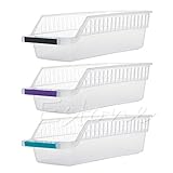 Pink-day Refrigerator Box - Kitchen Storage Collecting Basket Fruit Organizer Rack Holder