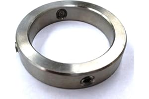 BERLISS SC20, 1-1/4" Shaft Collar, Solid w/ 3 Set Screws, 304 Stainless Steel