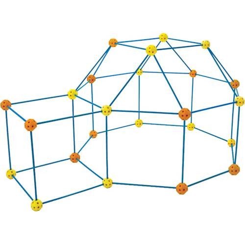 discovery kids build & play construction fort