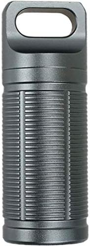 LingSY Outdoor Survival Waterproof Pill Bottle PPFISH EDC Container,Waterproof Capsule Seal Bottle Holder Case Container Dry Box Survival Tool,Gift Pack