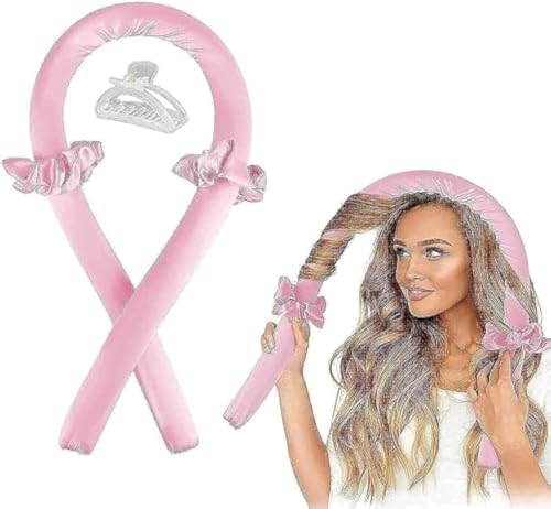 WOWCURL Heatless Curling Rod Headband, Non-Heat Hair Curler, Pure