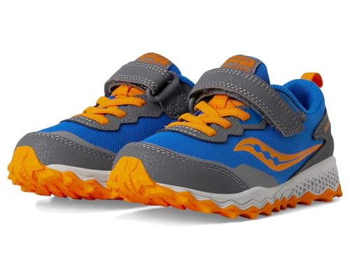 Saucony Axon Sneakers For Kids - Breathable Leather & Mesh Athletic Shoes (Unisex Big Kid) - View #10
