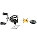 Docooler 10BB 6.3:1 Left/Right Hand Bait Casting Fishing Reel 9Ball Bearings + One-way Clutch High Speed (Black-Left)