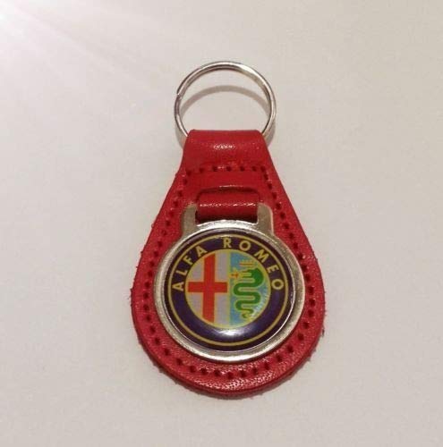 アルファロメオ キーホルダー Romeo ロゴ B07qx8sbxj Alfa Red 海外限定 アイドル芸能人グッズ 翌日発送可能