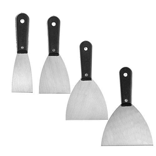 image for CM COSMOS Set of 4 HOME DIY Wall Putty Scrapers Taping Scrapers Drywal