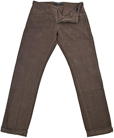 Incotex Olive Green Solid Pants - Slim - 33/49