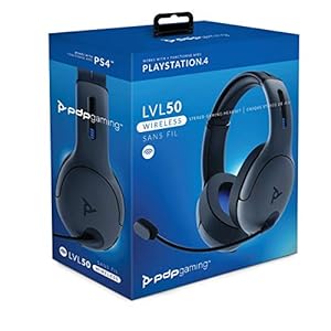 PDP Gaming LVL50 Wireless Stereo Headset With Noise Cancelling Microphone: Black – PS5/PS4