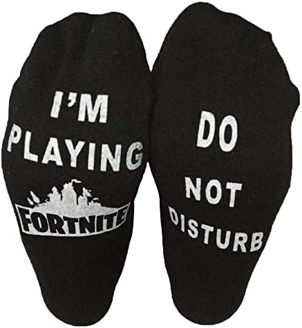Unisex Mens Womens Socks Do Not Disturb I'm Playing Funny Ankle Sock Novelty Stocking
