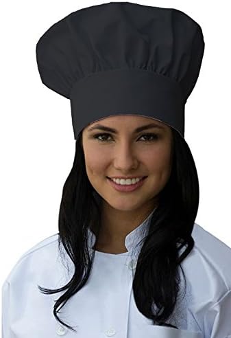 Hickory Ridge 800 Adult Chef Hat, Black