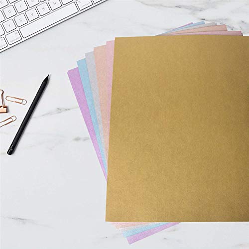 image for Bargain Paradise Shimmer Paper - 120 Metallic Shimmer Paper in 6 Color