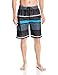 Kanu Surf Men's Barracuda Swim Trunks (Regular & Extended Sizes), Viper Black, 3X