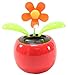 Set of 3 ~ 1 Pink Daisy+ 1 Orange Daisy+ 1 White Daisy in Assorted Colors Pots Solar Toy US Seller Great Birthday Easter Gift Car Dashboard Office Desk Home Decor