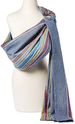 Hip Baby Wrap Ring Sling Baby Carrier for Infants and Toddlers (Stream)