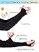 Boao 8 Pairs Unisex Arm Sleeves UV Sun Protection Cooling Sleeves for Driving Jogging Golfing Riding Outdoor Activities (Black, White, Light Gray, Sky Blue)