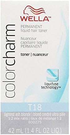 Wella Color Charm Liquid Toner T18 Lightest Ash Blonde By Wella
