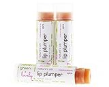 Nature's Silk Lip Plumper. Cinnamon Spice. Tingly. Organic. Lip Butter. 2 tube pack. Green + Lovely.