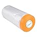 Pre-Taped Masking Film, Car Furniture Protection Covering Cloth, Adhesive Plastic Painting Drop Film (3.6 Ft X 65 Ft)
