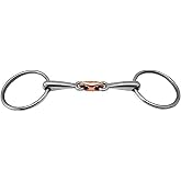Loose Ring Snaffle Copper Link Happy Mouth Bit for Horses